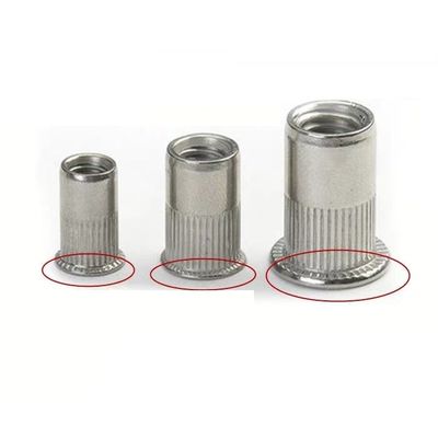 ISO9001 2015 Gecertificeerd M4/5/6/8/10/12 Carbon Steel Rivet Nuts met Big Countersunk Head