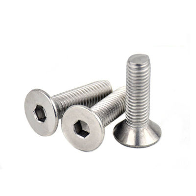 Zwarte hoge sterkte graad 10.9 Hexagon Socket Countersunk Head Bolt DIN 7991 M2-M100