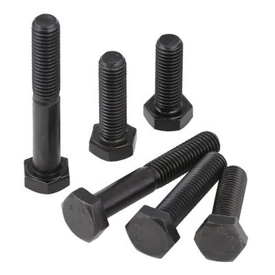 Lange 20mm-300mm H.D.G. Graad 8.8 DIN 933 DIN 931 High Tensile Black Oxide Hex Head Bolts