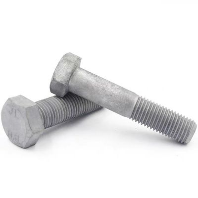 Metrische hoogsterke bouten DIN 931/933 Hexbouten en moeren Zink 4.8/6.8/8.8/10.9/12.9
