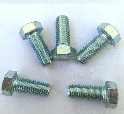 DIN933/931 Hexagonale bouten met moeren en schroeven Klasse 4.8/6.8/8.8/10.9 10mm-300mm
