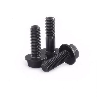 Klasse 4.8/8.8/10.9 DIN Standard Hex Head Flange Bolts en moeren in zwarte afwerking