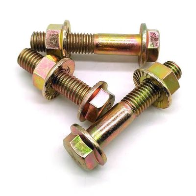 Klasse 4.8/8.8/10.9 DIN Standard Hex Head Flange Bolts en moeren in zwarte afwerking