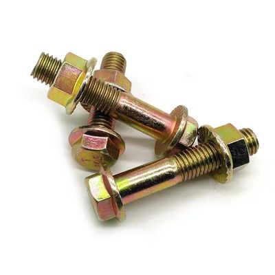 Klasse 4.8/8.8/10.9 DIN Standard Hex Head Flange Bolts en moeren in zwarte afwerking