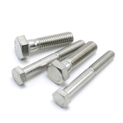 Hexbolt en moer van roestvrij staal DIN933 SS304 A2-70 M6 M8 M10 M12 M16 voor de algemene industrie
