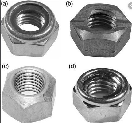 Zinkgeel-chromeerde afwerking M8 M10 M12 M16 Alle metalen slotnoot voor DIN-standaard