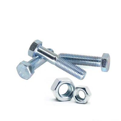 Productie van ZP-klasse 4.8/8.8/10.9/12.9 Metalen DIN933 DIN931 Hexbolt met ZINC-afwerking