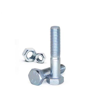 Productie van ZP-klasse 4.8/8.8/10.9/12.9 Metalen DIN933 DIN931 Hexbolt met ZINC-afwerking