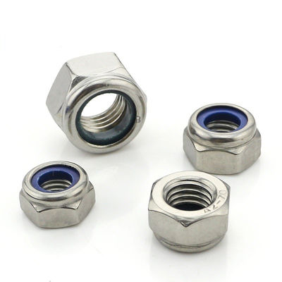DIN985 DIN982 gegalvaniseerd M8 M10 M12 Nylon Insert Lock Nut Metric Black Oxide Finish