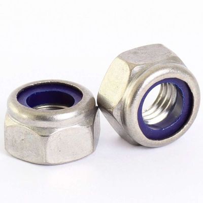 DIN985 DIN982 gegalvaniseerd M8 M10 M12 Nylon Insert Lock Nut Metric Black Oxide Finish