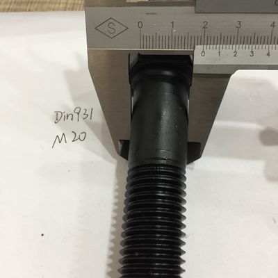 Geel zink ANSI Hebei bevestigingsmiddel Klasse 4.8/8.8/10.9 M6 M8 M10 M12 M16 DIN933 Hexbolt