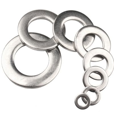 Verkoop van plat gegalvaniseerde DIN125 platte wasmachine van koolstofstaal voor M2.5-M48 graad 4.8/8.8/12.9