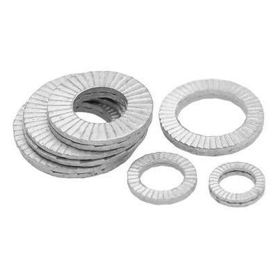M3-M130 Roestvrij staal dubbelvouwbaar zelfvergrendelend wedge lock wasser DIN25201