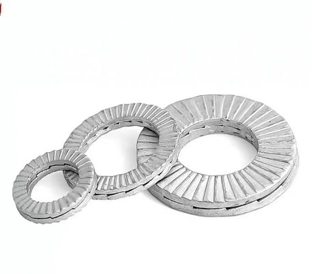M3-M130 Roestvrij staal dubbelvouwbaar zelfvergrendelend wedge lock wasser DIN25201