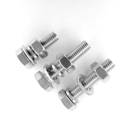 M36 Din933 Din934 Roestvrij staal Hexbout en Noot Set met Wit Zink.Geel Zink. HDG