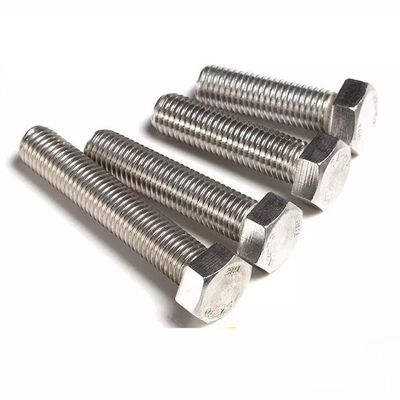 Hexbouten en moeren van koolstof-roestvrij staal met wasmachines in A2 70 Afwerking Lengte 10 mm-300 mm
