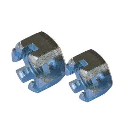 Automobiele industrie Hex Castle Slotted Nuts met 304 roestvrij gelaagd