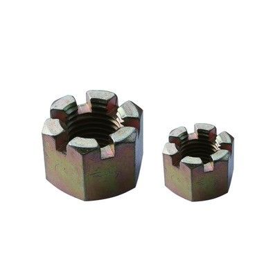 Automobiele industrie Hex Castle Slotted Nuts met 304 roestvrij gelaagd