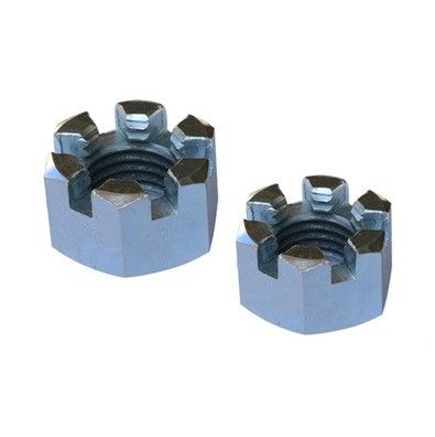 Automobiele industrie Hex Castle Slotted Nuts met 304 roestvrij gelaagd