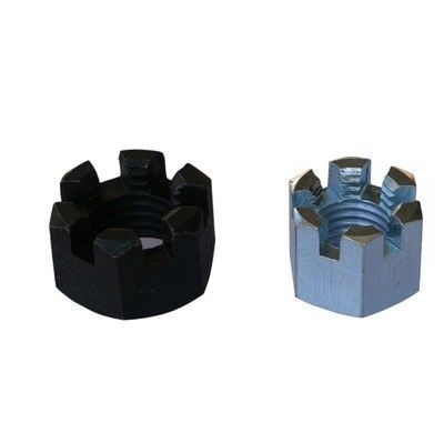 Automobiele industrie Hex Castle Slotted Nuts met 304 roestvrij gelaagd