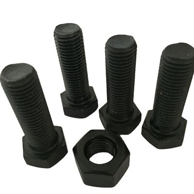 DIN933/931 Klasse 8.8 10.9 12.9 Hex zwarte bouten en moeren met ISO9001 2008 certificaat