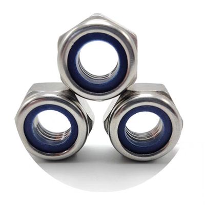 Metrisch meetsysteem van roestvrij staal Nylon-insert slotnoot DIN985