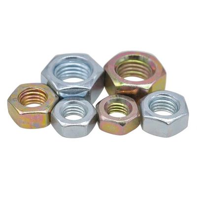 Plain Metric Galvanized Hexagon Nuts DIN934 voor industriële toepassingen