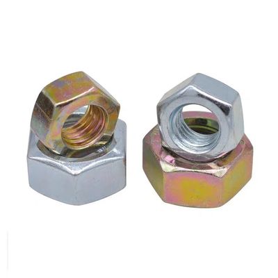 Plain Metric Galvanized Hexagon Nuts DIN934 voor industriële toepassingen