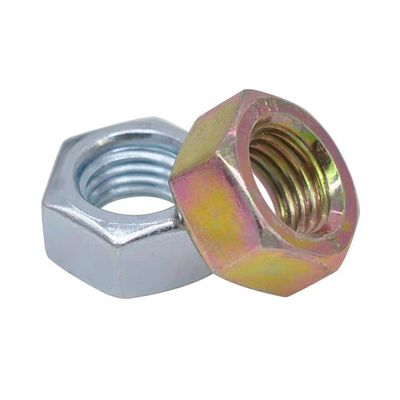 Plain Metric Galvanized Hexagon Nuts DIN934 voor industriële toepassingen