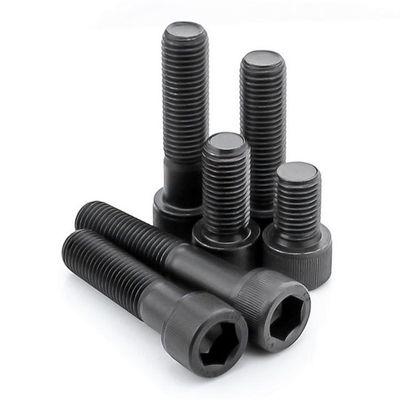 Hebei Fastener Carbon Steel 4.8 8.8 10.9 12.9 Klasse Zwart DIN912 Hex Socket Bolt Allen Bolt