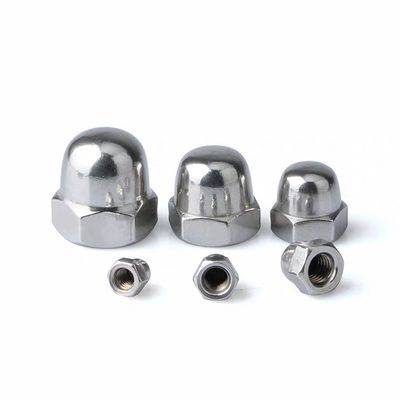 M6 Flange Dome Cap Nut Top betalingstermijn van de zware industrie T/T voor roestvrij eindkappen