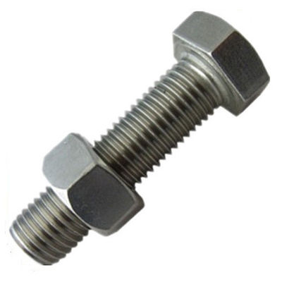 M30 Hexbolt en moer set High Tensile Graad 8.8 Carbon/stainless steel van Direct