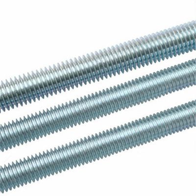 Messing koolstofroestvrij staal 304 316 A2 A4 Gr 4.8 8.8 Gewoon zwart Zinkgeplat HDG DIN975 DIN976 Gedrukt staaf M4-M48