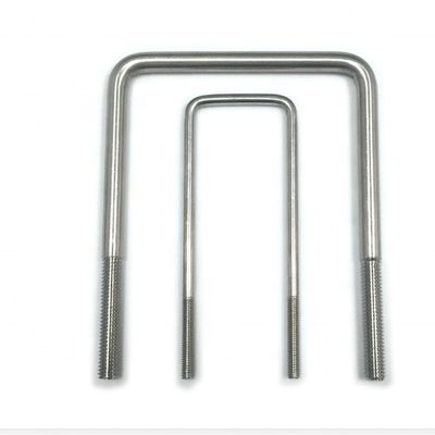 Zinc Finish Steel Strap DIN 3570 Hot Dip Galvanized U Bolts voor bouwprojecten
