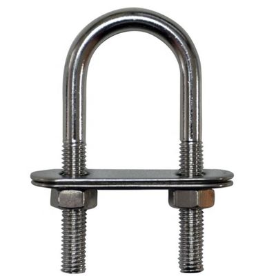 Zinc Finish Steel Strap DIN 3570 Hot Dip Galvanized U Bolts voor bouwprojecten