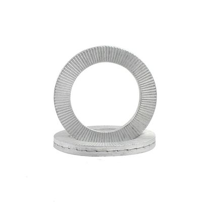 304 roestvrij staal dubbele laag zelfvergrendelende wasmachine DIN25201 met ISO9001-certificering