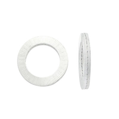 304 roestvrij staal dubbele laag zelfvergrendelende wasmachine DIN25201 met ISO9001-certificering