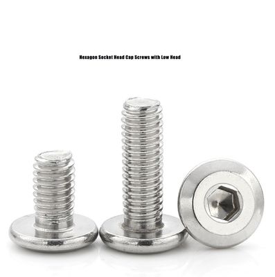 Gebruikersvriendelijke DIN7420 Platte ronde kop Hexagon Socket Schroef voor Houten Meubels