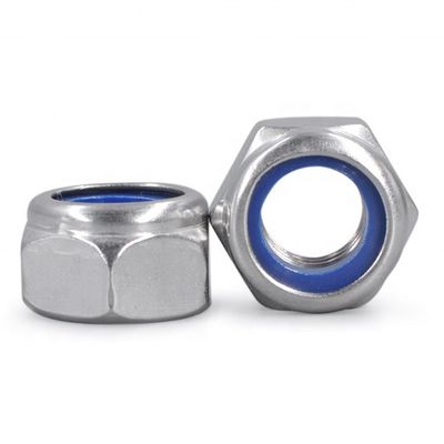 Hoge hoeveelheid Din 985 Hexagon Hex Black Nylon Lock Nut met metrisch meetsysteem