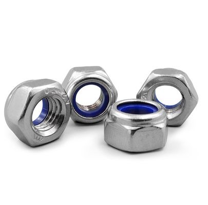 Hoge hoeveelheid Din 985 Hexagon Hex Black Nylon Lock Nut met metrisch meetsysteem