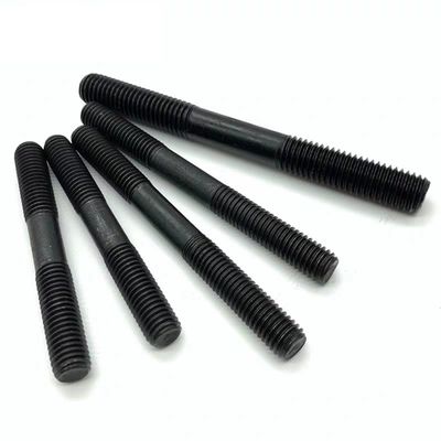 Carbon Steel Plain Direct Black Oxide DIN938 Stud Bolts Loodschroef met Zinc Finish