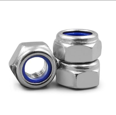 Hoge hoeveelheid Din 985 Hexagon Hex Black Nylon Lock Nut met metrisch meetsysteem