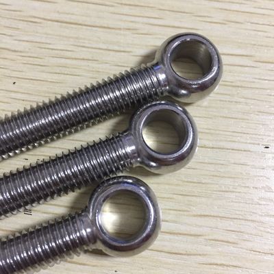 Plain Finish Small M2 M3 Lifting Eye Bolt voor het opheffen van roestvrijstalen producten