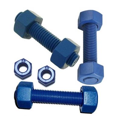 Zwart afgewerkte koolstofstaal ASTM A193 Gr B7 High Tensile Strength Stud Bar Bolt Met A194 2H