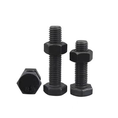 ISO9001-gecertificeerde zwarte oxide M2-M30 Hex-noot DIN934-noot en -bout voor de bouw