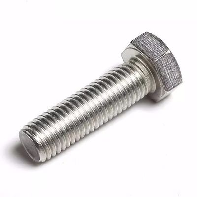 Plaat M4-M48 DIN933/931 Hexbouten van roestvrij staal A2-70 A4-70 voor bouwprojecten