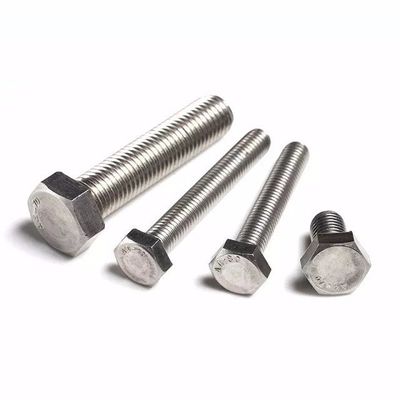 Plaat M4-M48 DIN933/931 Hexbouten van roestvrij staal A2-70 A4-70 voor bouwprojecten