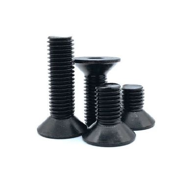 Zwarte hoge sterkte graad 10.9 Hexagon Socket Countersunk Head Bolt DIN 7991 M2-M100