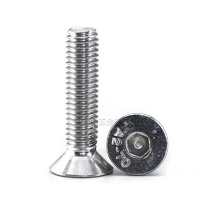 Zwarte hoge sterkte graad 10.9 Hexagon Socket Countersunk Head Bolt DIN 7991 M2-M100