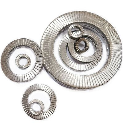 Dubbellaagige zelfvergrendelende wasmachine DIN25201 voor schokdempers